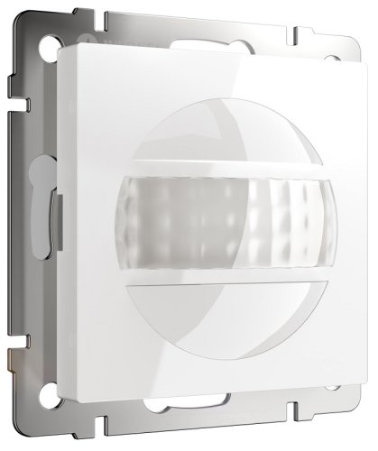 Датчик движения без рамки Werkel белый глянцевый картинка